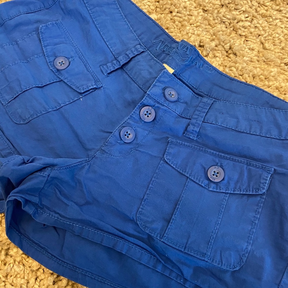 Arizona Blue Button Up Shorts